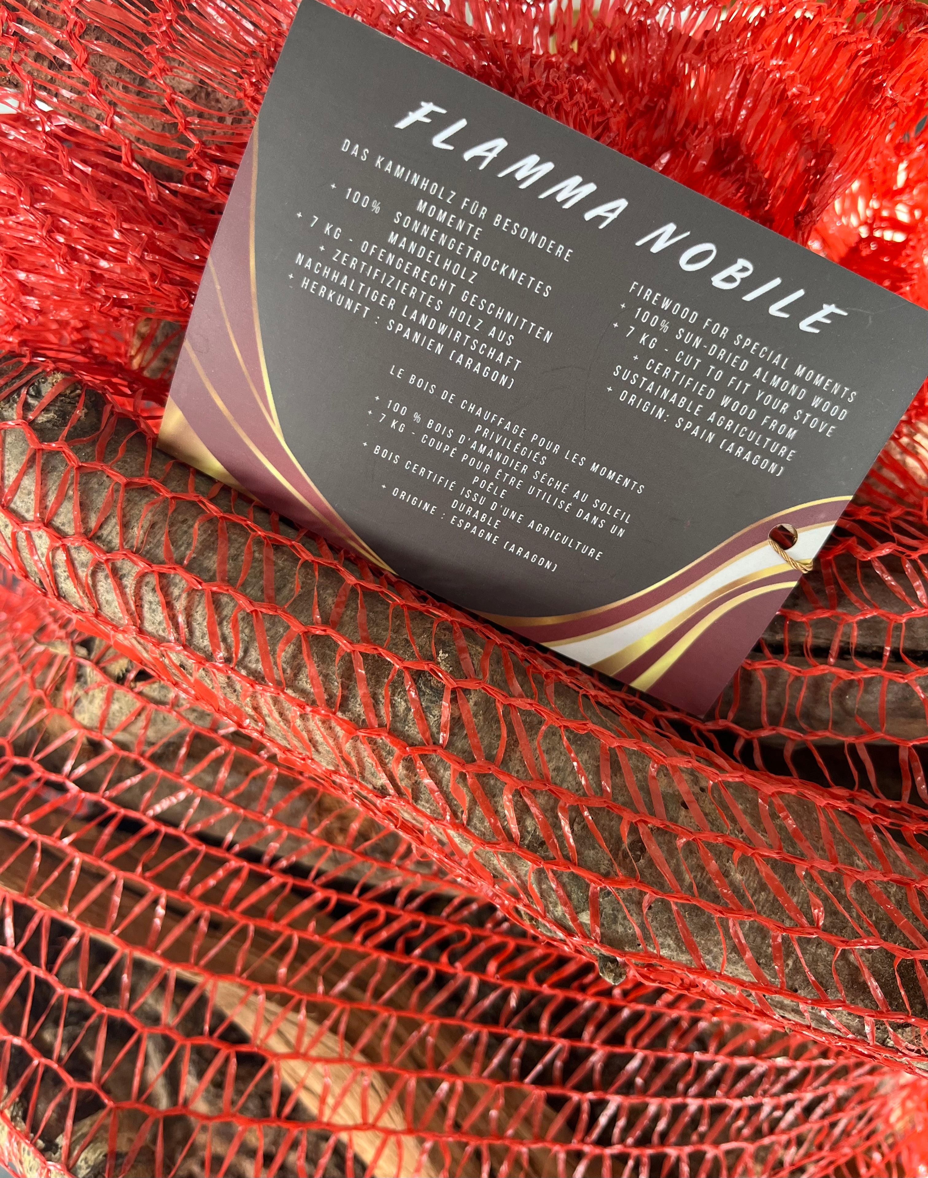 FLAMMA NOBILE Mandel-Kaminholz