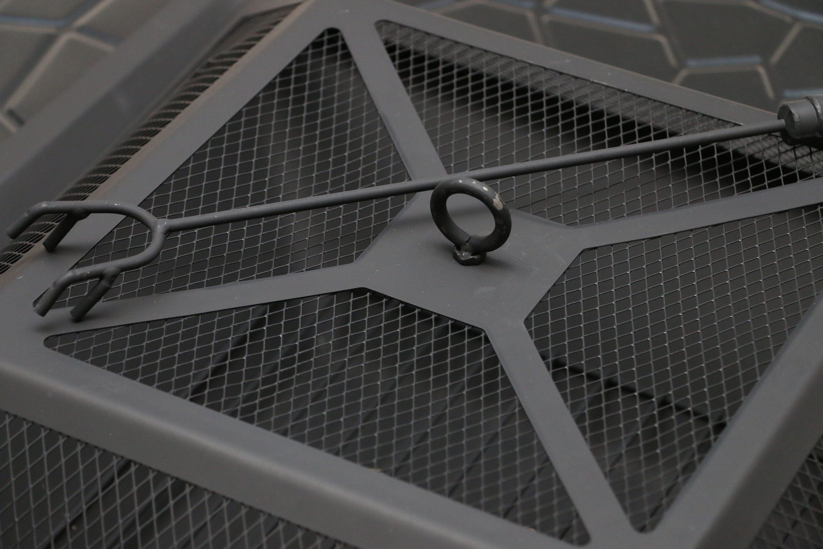 Quadratische Metall-Feuerstelle Outdoor-Heizung