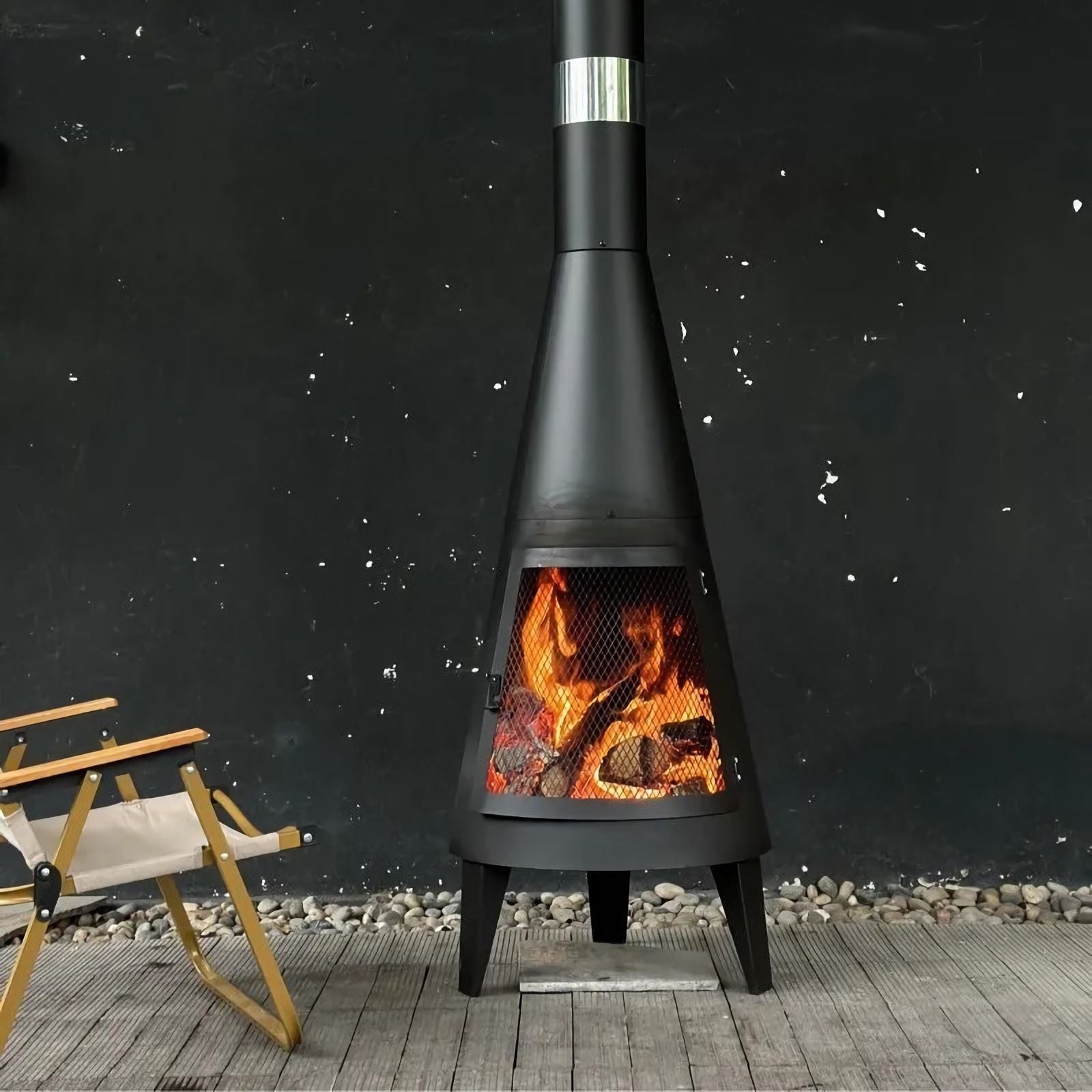 Outdoor Chiminea Feuerstelle