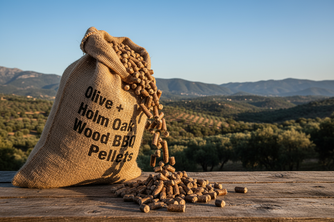 Oliven-Steineichen-Pellets: Die perfekte Symbiose zweier Edelhölzer