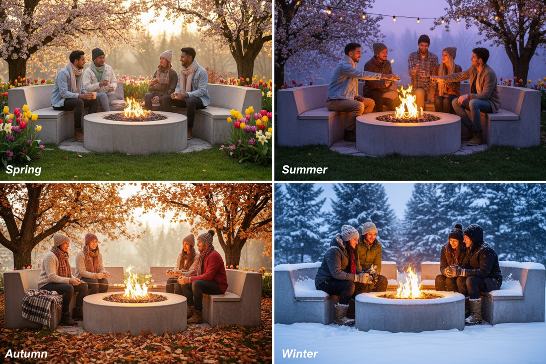 Ganzjahres-Nutzung Ihrer Feuerstelle: Tipps für jede Saison