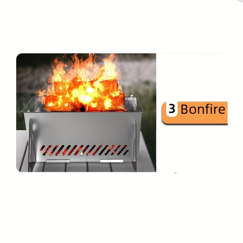 Ultra-Leichte Outdoor Grillfeuerstelle aus Edelstahl
