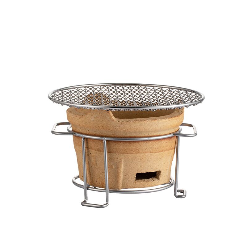 Tragbarer Edelstahl Mini-Grill für Outdoor & Camping