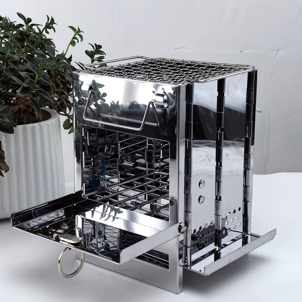 Zusammenklappbarer Mini-Grill & Feuerholz-Ofen