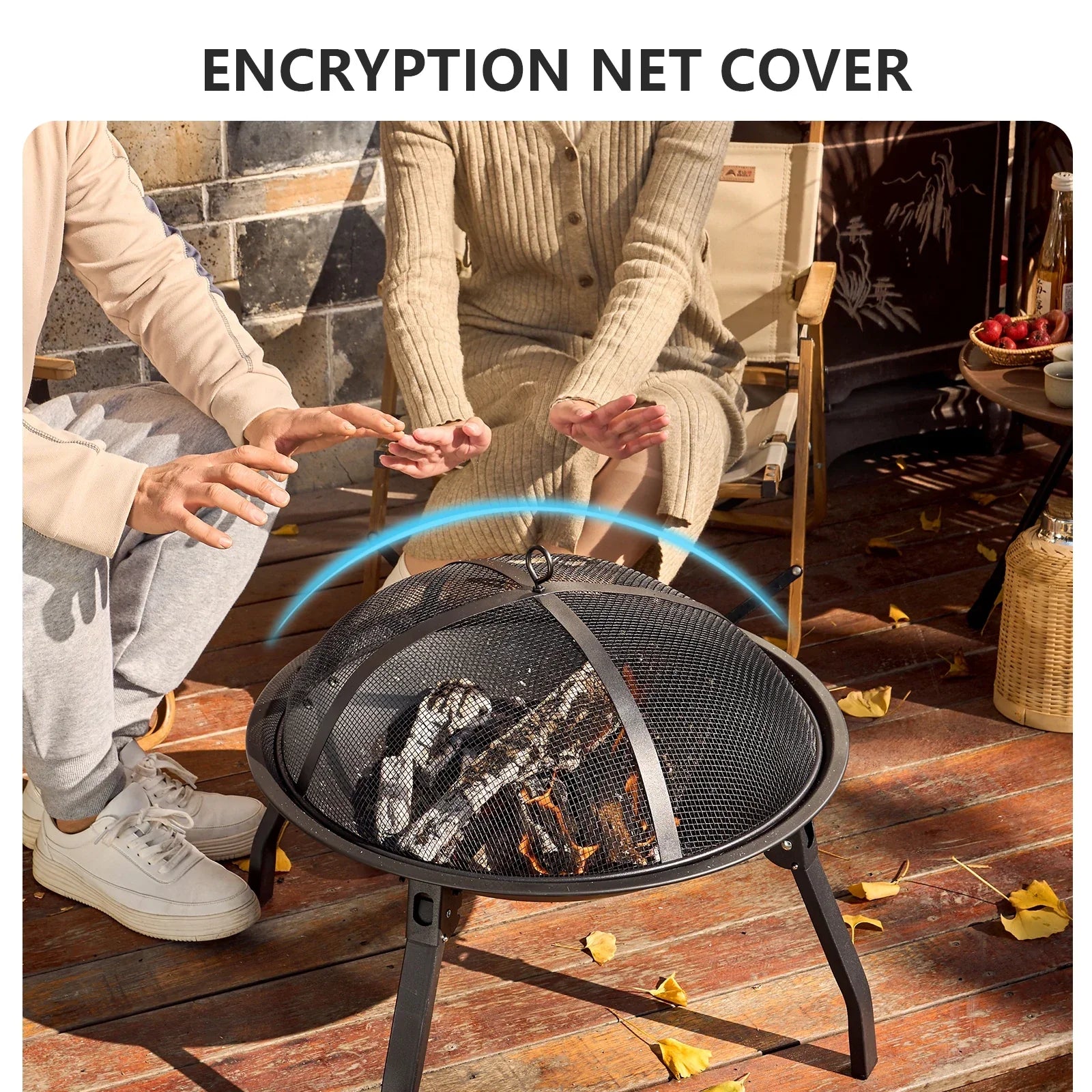 Grillfeuerschale Outdoor - Schwarz