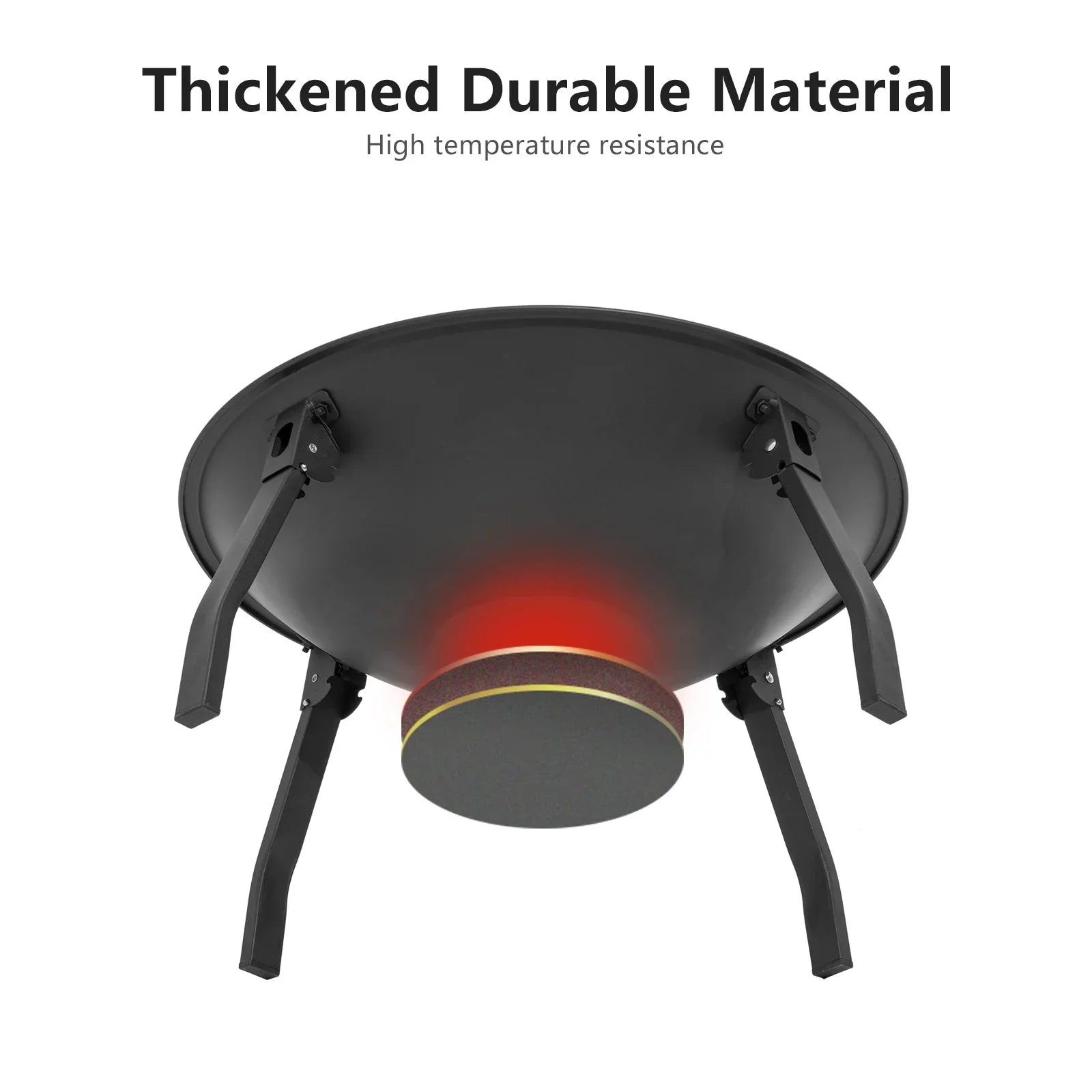 Grillfeuerschale Outdoor - Schwarz