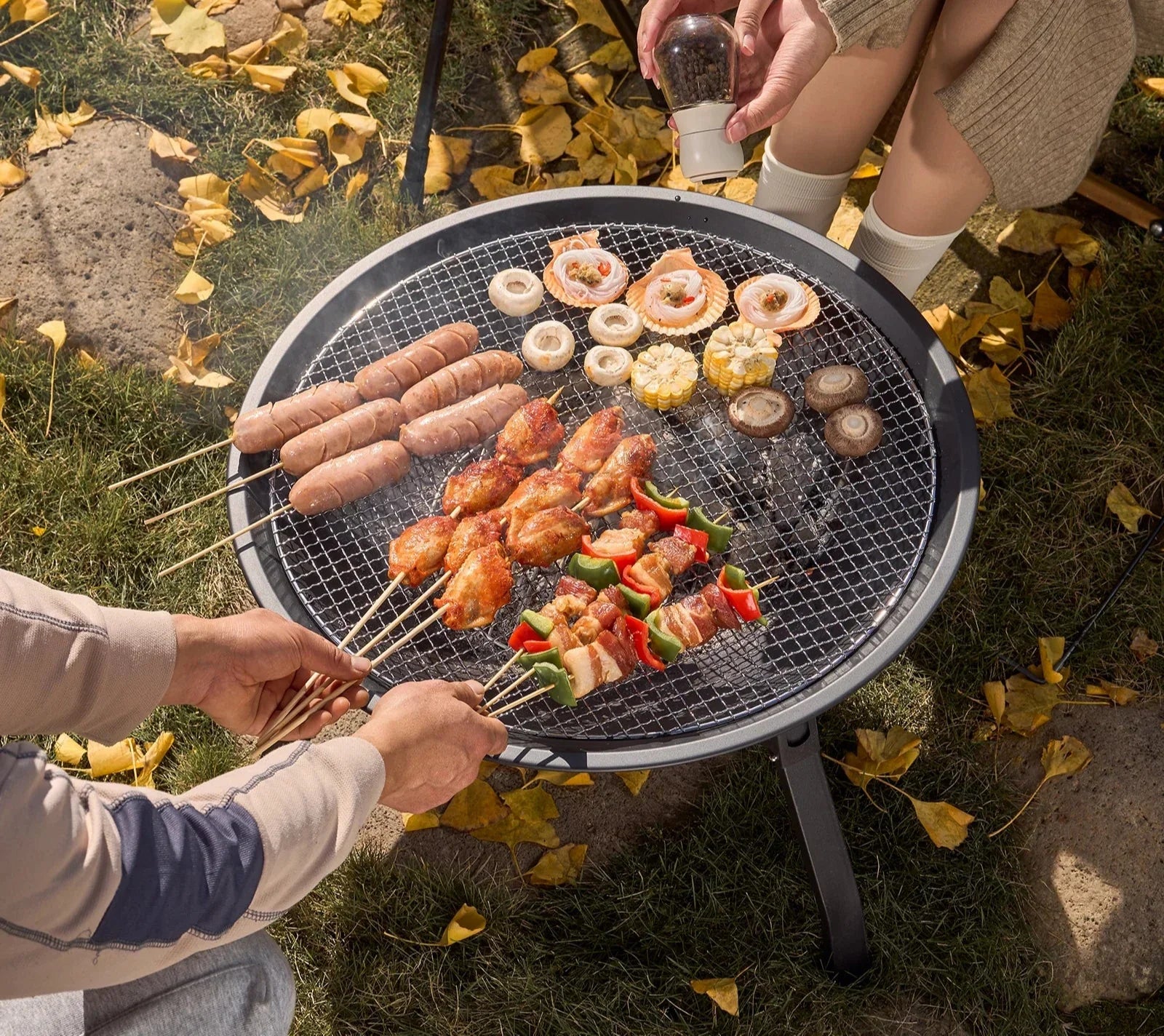 Grillfeuerschale Outdoor - Schwarz