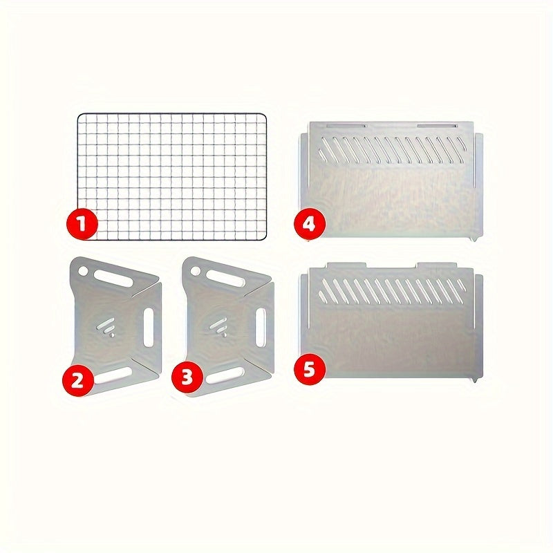 Ultra-Leichte Outdoor Grillfeuerstelle aus Edelstahl