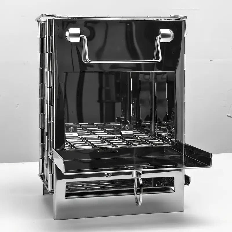 Zusammenklappbarer Mini-Grill & Feuerholz-Ofen